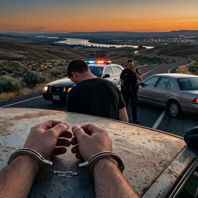 Getting arrested because auto theft crime
